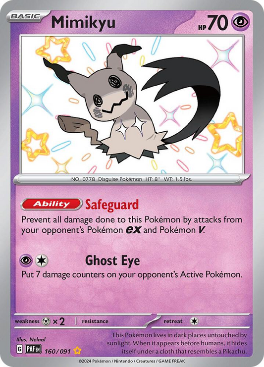 Mimikyu -160/091 - SV: Paldean Fates (PAF)