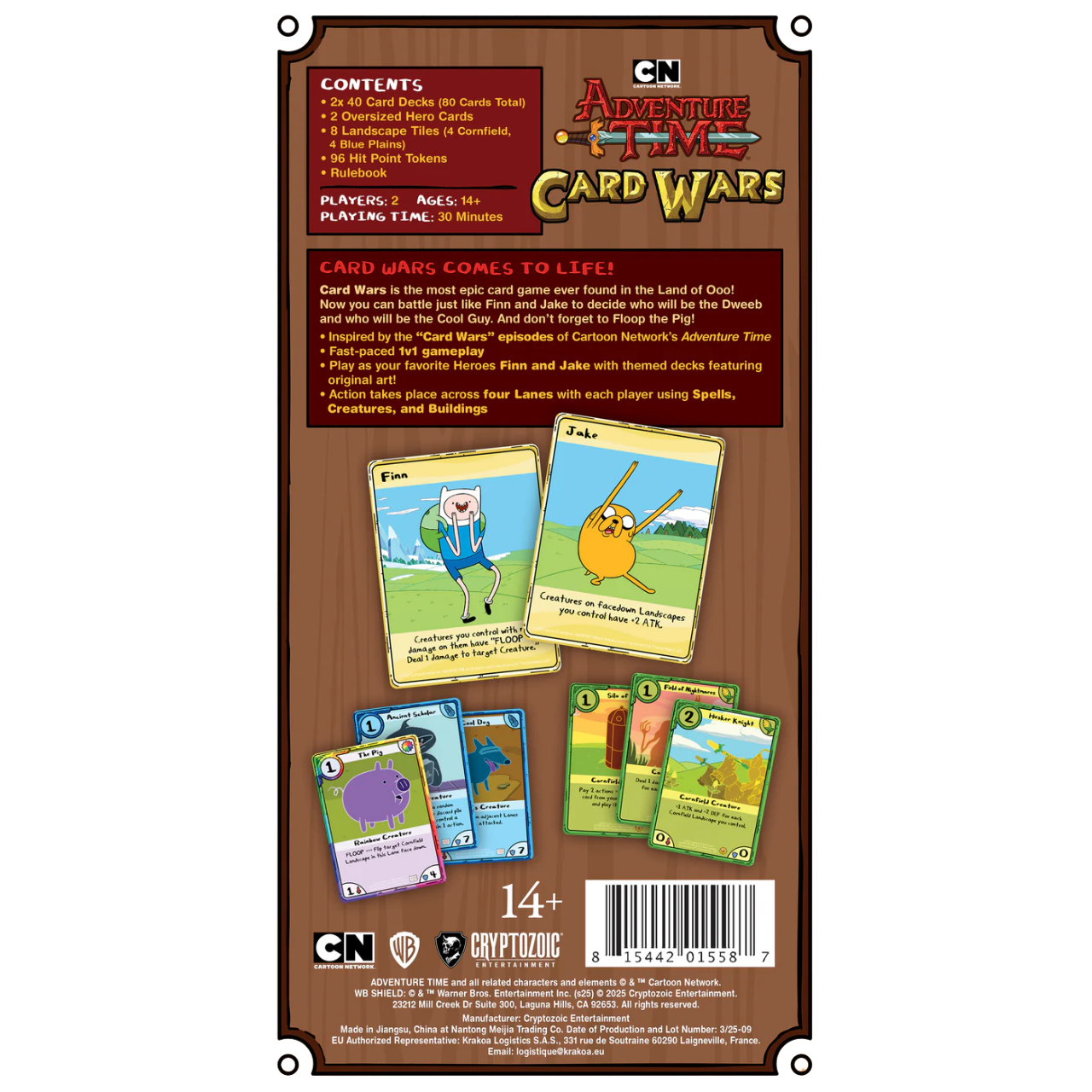 Adventure Time Card Wars Collector's Pack: Finn vs. Jake