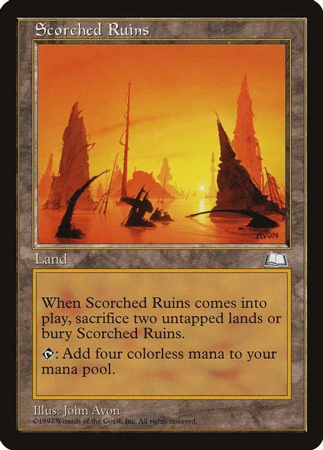 Scorched Ruins - Weatherlight (WTH)