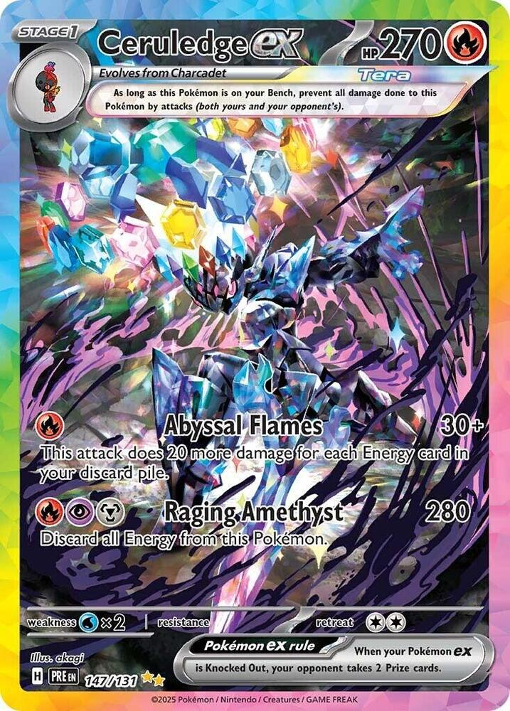 Ceruledge ex - SV: Prismatic Evolutions (PRE)