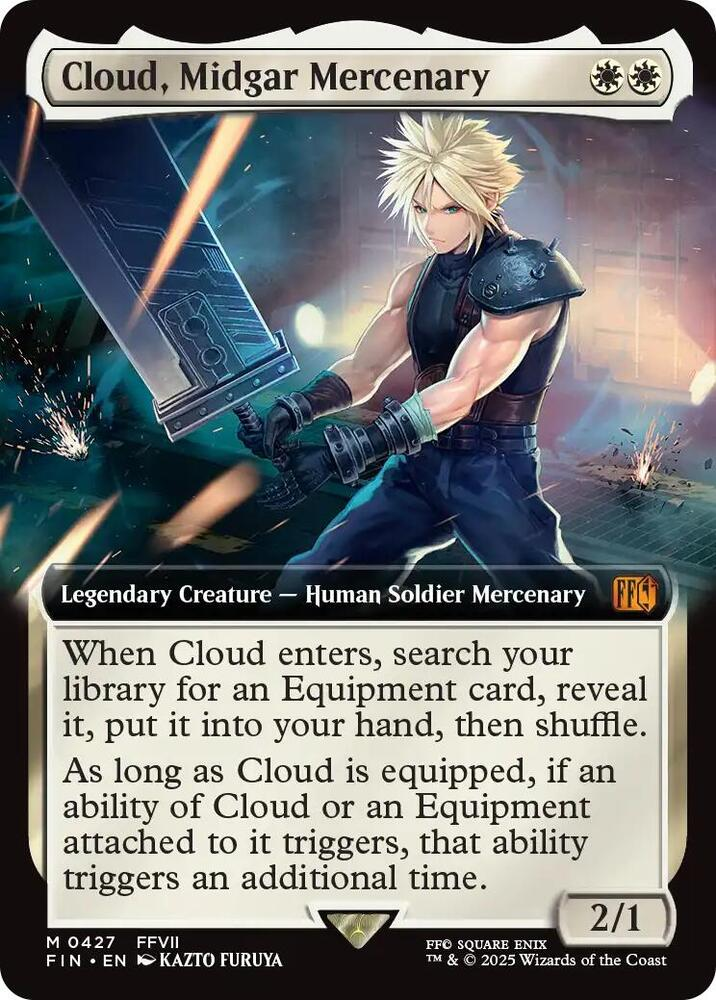 Cloud, Midgar Mercenary (Extended Art) - Final Fantasy (FIN)