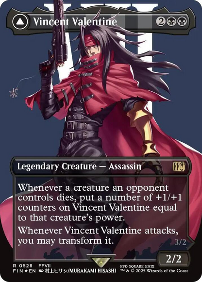Vincent Valentine (Borderless) (Surge Foil) - Final Fantasy (FIN)
