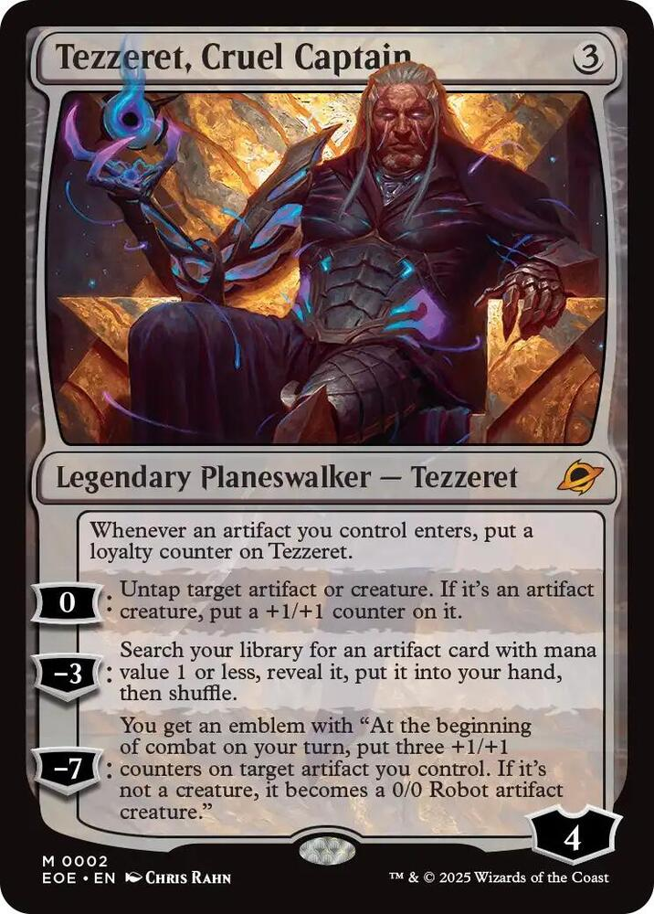 Tezzeret, Cruel Captain - Edge of Eternities (EOE)