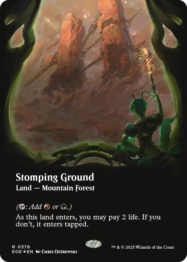 Stomping Ground (Borderless) (Galaxy Foil) - Edge of Eternities (EOE)