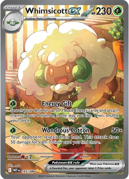 Whimsicott ex - 165/086 - SV: White Flare (WHT)
