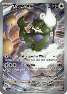 (POS) Tornadus - 210 (Pokemon Center Exclusive) - SV: Scarlet & Violet Promo Cards