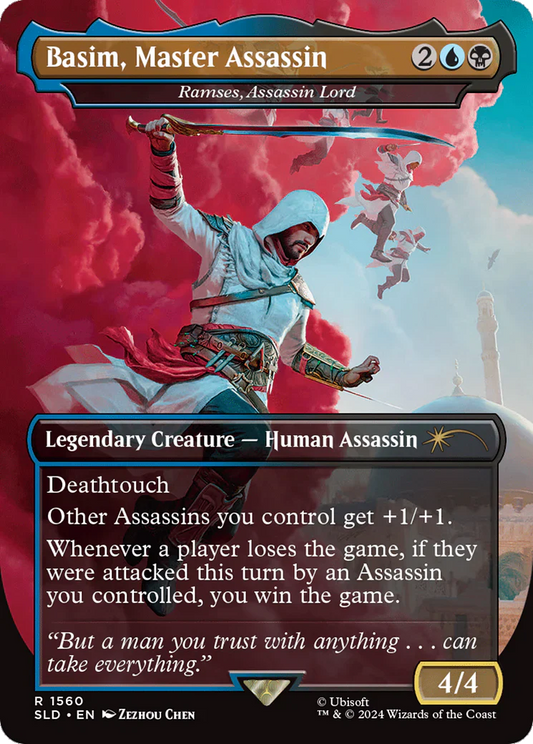 Basim, Master Assassin - Ramses, Assassin Lord (Rainbow Foil) - Secret Lair Drop Series (SLD)