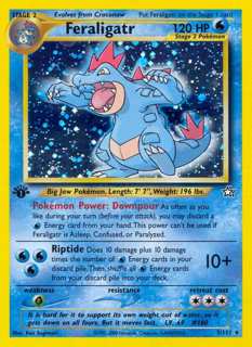 Feraligatr (5) - Neo Genesis (N1) 1st edition