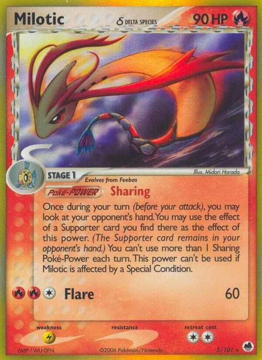 Milotic (Delta Species) - Dragon Frontiers (DF)