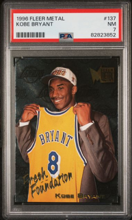 1996 Fleer Metal - Kobe Bryant 137 - PSA 7
