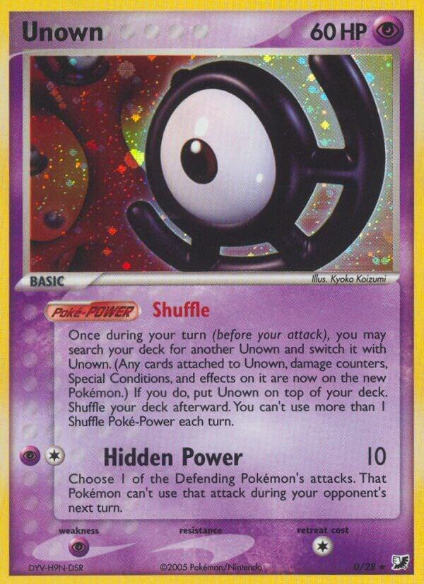 Unown (U) - Unseen Forces (UF)