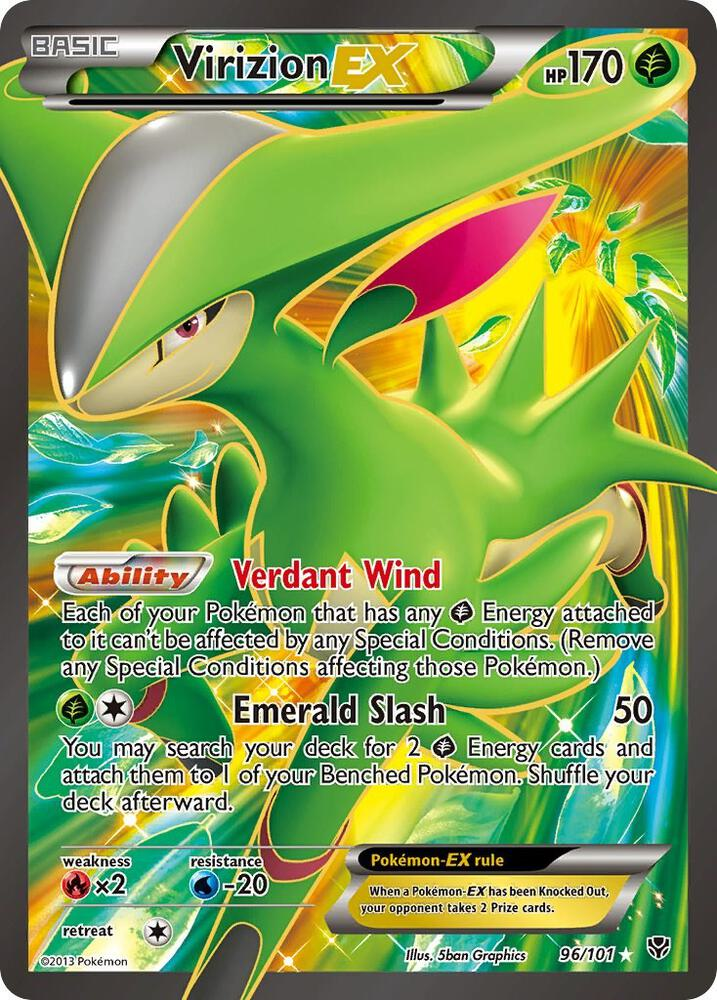 Virizion EX (Full Art) - Plasma Blast (PLB)