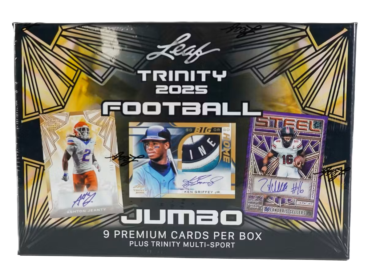 2025 Leaf Trinity Football Hobby Jumbo Box