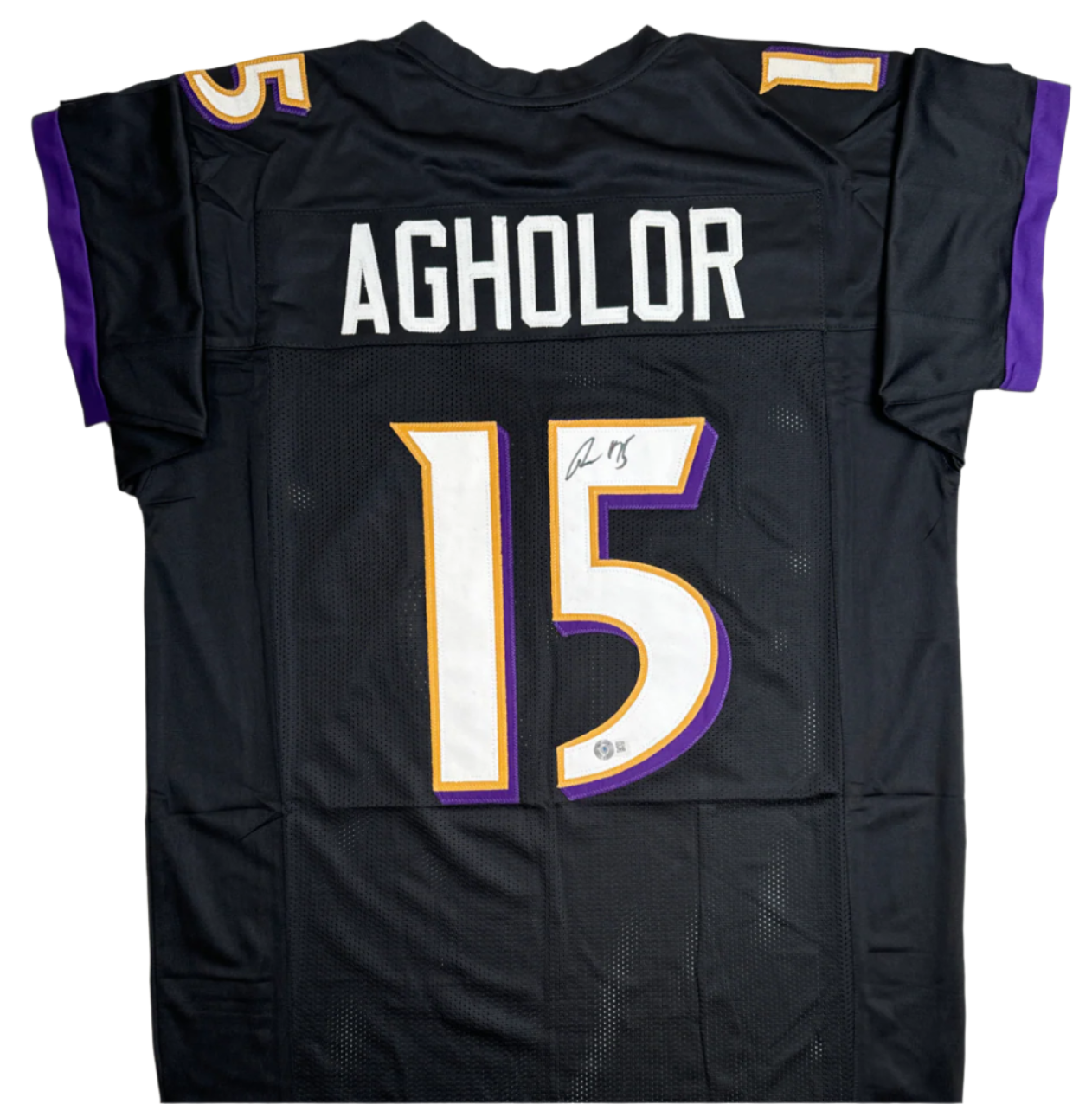 Nelson Agholor Autographed Signed Ravens Football Jersey (Beckett)