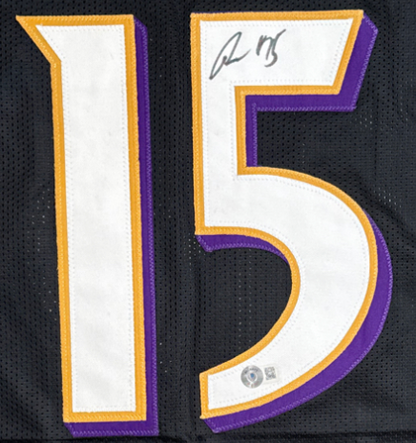 Nelson Agholor Autographed Signed Ravens Football Jersey (Beckett)