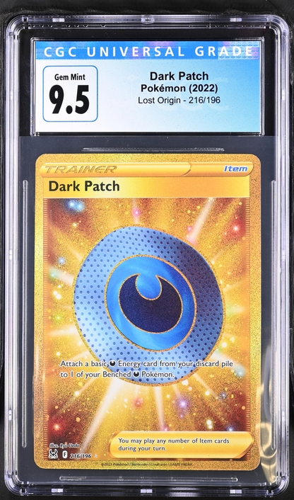Dark Patch - Lost Origin - 2022 Pokemon - CGC 9.5