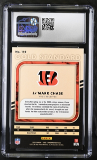 2021 Panini Gold Standard - Ja'marr Chase 112 - Violet /10 - CSG CGC 9