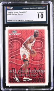 1999-00 Upper Deck MVP - Michael Jordan 202 - CGC 10