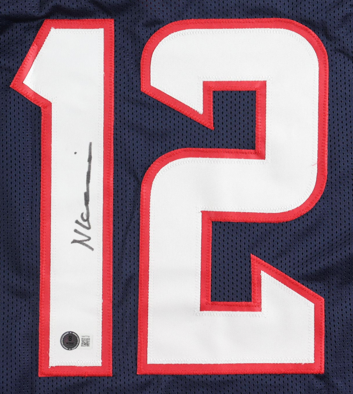 Nico Collins Autographed Signed Texans Football Jersey (Beckett)
