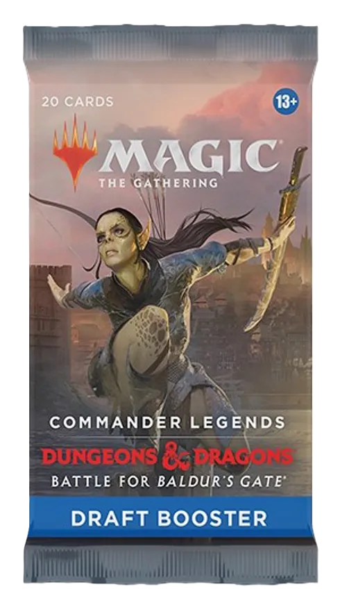 Commander Legends: Dungeons & Dragons Battle for Baldur's Gate - Draft Booster Pack