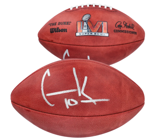 Cooper Kupp Autographed Rams Super Bowl LVI Official Football (Fanatics)