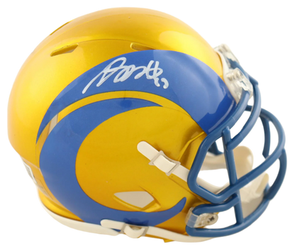 Davante Adams Autographed Signed Riddell Flash Alternate Mini Helmet - Beckett Certified