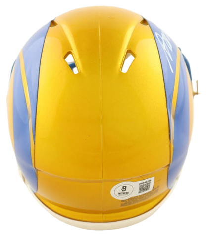 Davante Adams Autographed Signed Riddell Flash Alternate Mini Helmet - Beckett Certified