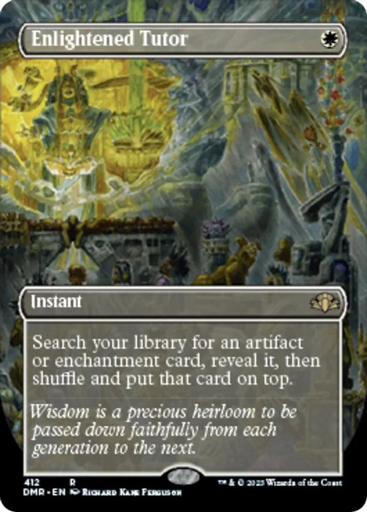 Enlightened Tutor (Borderless) - Dominaria Remastered (DMR)