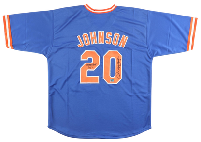 Howard Johnson Mets HOF Autographed Signed Custom Jersey