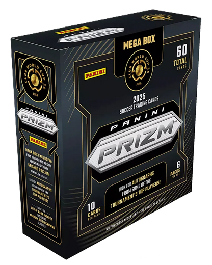 2025 Panini Prizm FIFA Club World Cup Soccer Hobby Mega Box
