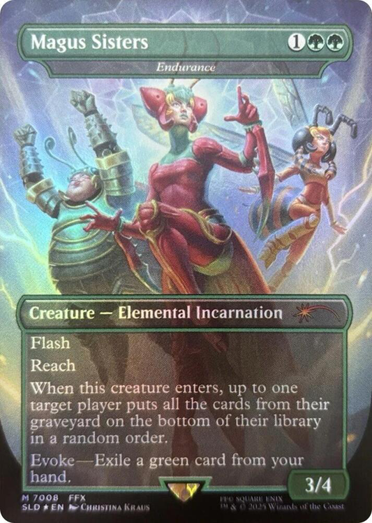 Magus Sisters - Endurance (Rainbow Foil) - Secret Lair Drop Series (SLD)