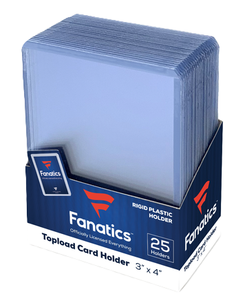 Fanatics 3" x 4" Regular Top Loaders 35PT (25 count)