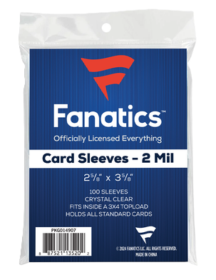 Fanatics Soft Card Sleeves (100 Count)