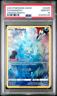 Manaphy GG06 - 2023 Pokémon - Crown Zenith  - PSA 10