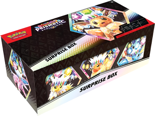 2025 Pokemon Prismatic Evolutions Surprise Box SV