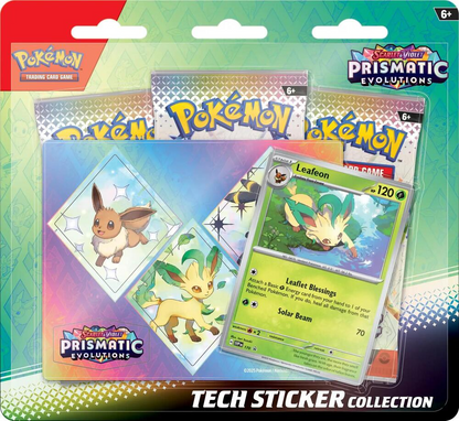 2025 Pokemon Prismatic Evolutions Tech Sticker Collection SV