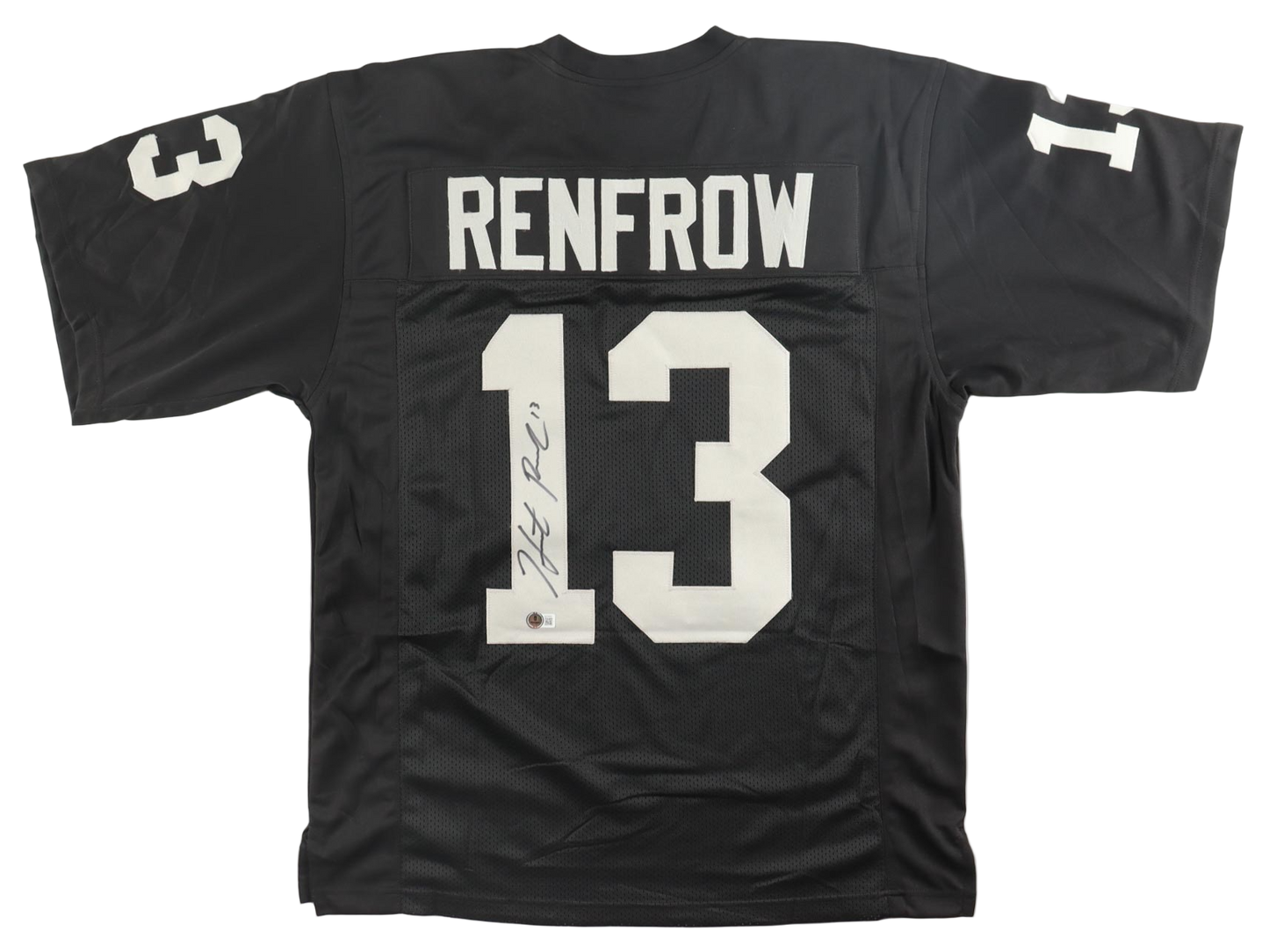 Hunter Renfrow Autographed Signed Raiders Football Jersey (Beckett)