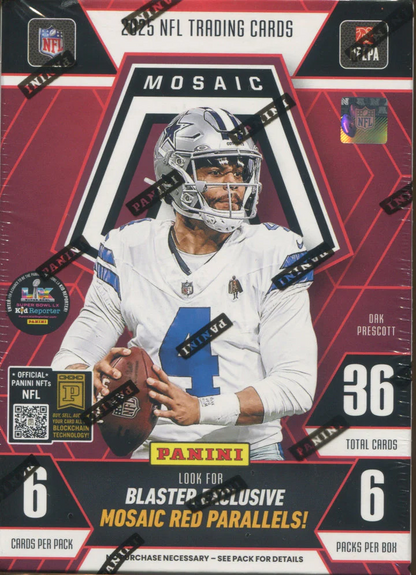 2025 Panini Mosaic Football 6-Pack Hobby Blaster Box
