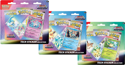 2025 Pokemon Prismatic Evolutions Tech Sticker Collection SV