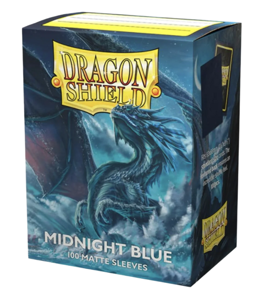Dragon Shield Sleeves: Midnight Blue Matte (Box Of 100)