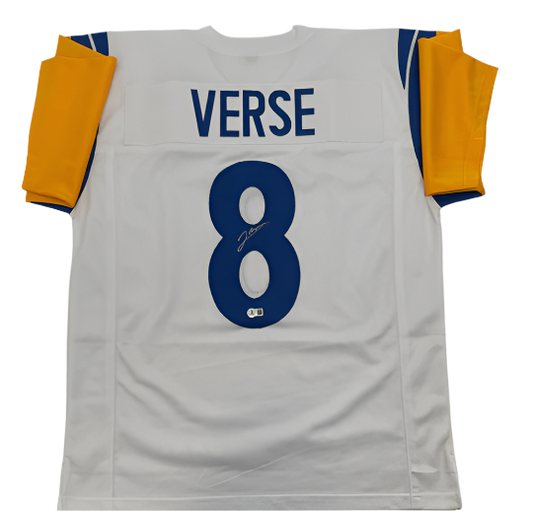 Jared Verse Autographed Signed White Custom Jersey - Beckett COA