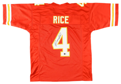 Rashee Rice Autographed Signed Custom Chiefs Jersey - Beckett Certified