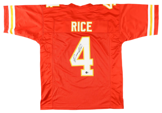 Rashee Rice Autographed Signed Custom Chiefs Jersey - Beckett Certified
