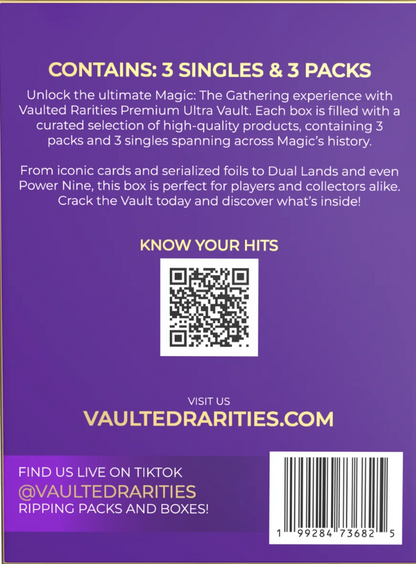 Vaulted Rarities - MTG Premium Re-Pack - Ultra Vault Magic Edition