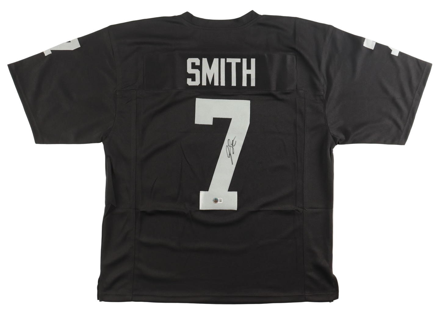 Geno Smith Autographed Signed Raiders Football Jersey (Beckett)