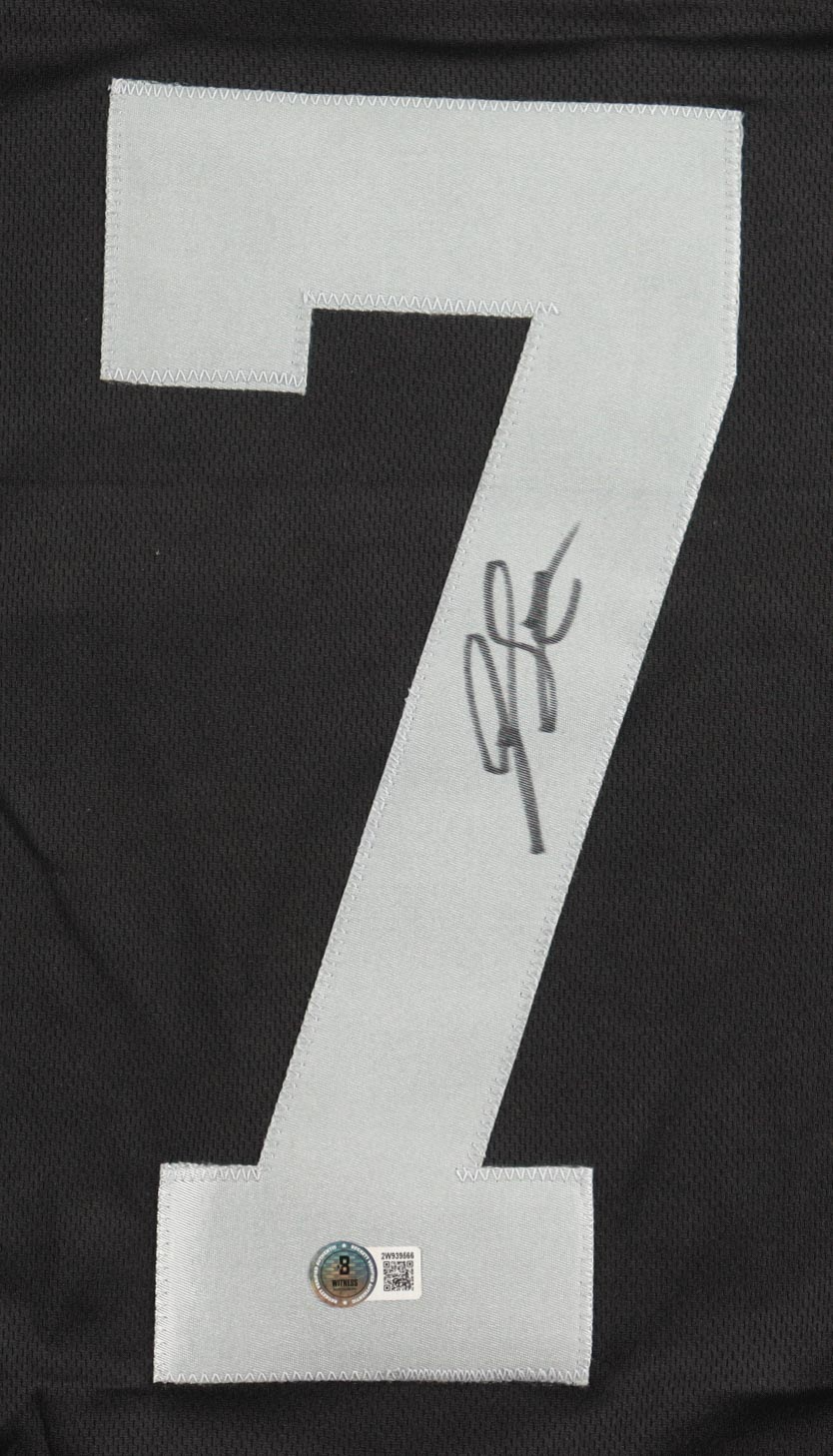 Geno Smith Autographed Signed Raiders Football Jersey (Beckett)