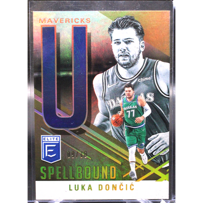 2020-21 Panini Obsidian - Luka Doncic 17 - Gold Spellbound 9/10