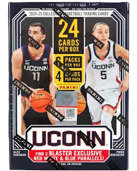2024-25 Panini UConn Collegiate Basketball 6-Pack Blaster Box