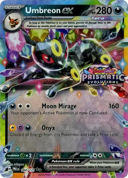 Umbreon ex - 060/131 (Prismatic Evolutions Stamp) - Miscellaneous Cards & Products (MCAP)