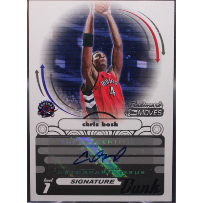 2006 Topps Trademark Moves - Chris Bosh SDU-2 - Signature Dunks /75